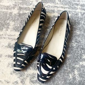 TALBOTS Zebra Print Flats